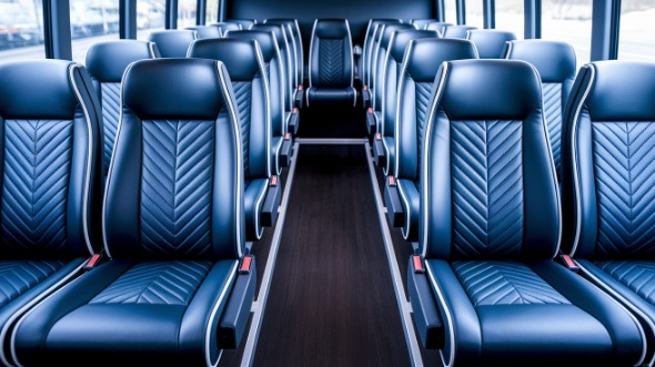 fort wayne 18 passenger minibus inside