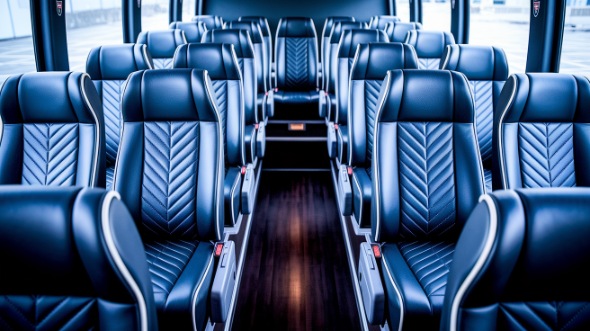 fort wayne 20 passenger minibus inside