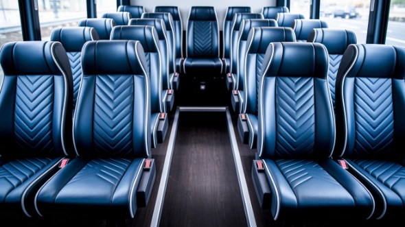 fort wayne 25 passenger minibus inside