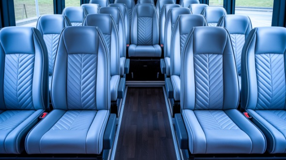 fort wayne 25 passenger minibus interior