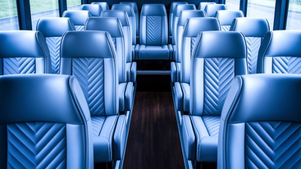 fort wayne 28 passenger minibus interior