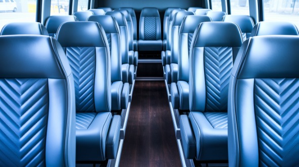 fort wayne 35 passenger minibus inside