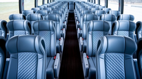 fort wayne 54 passenger charter bus interior