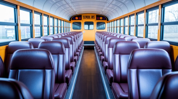 fort wayne school bus rental inside