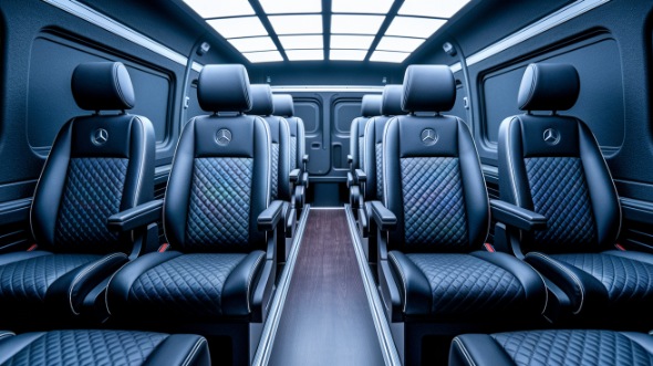 sprinter van with driver interior